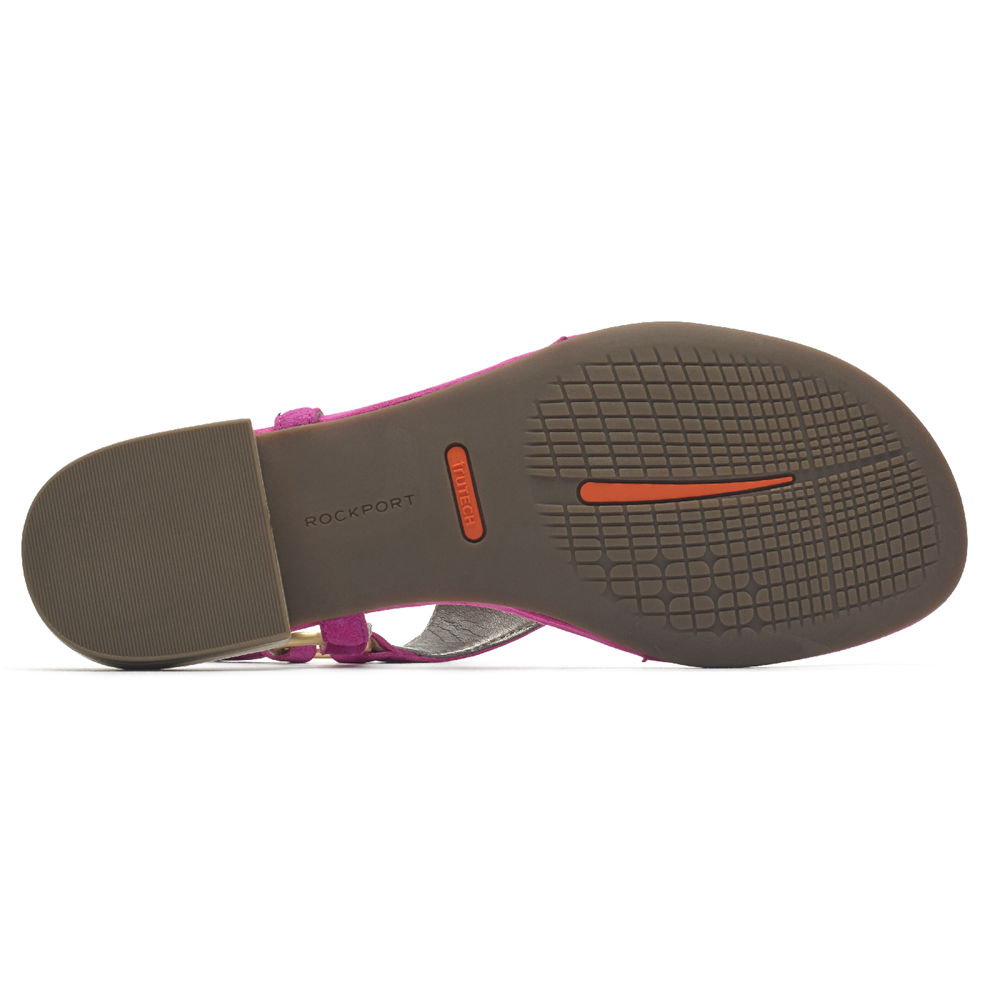 Rockport Sandaler Dame Rosa - Total Motion Zosia Thong - AHTQ86709